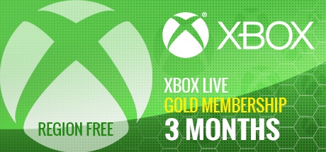 xbox live for 3 months