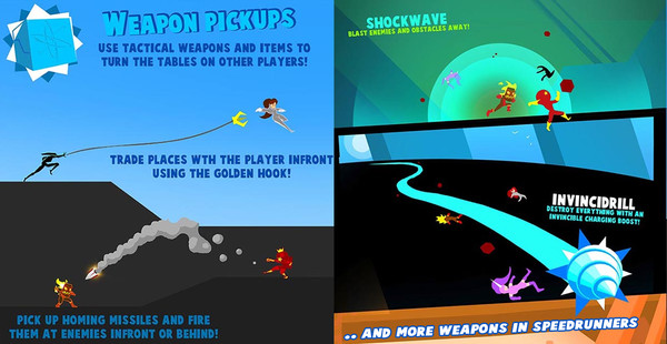 SpeedRunners Walkthrough Weapons