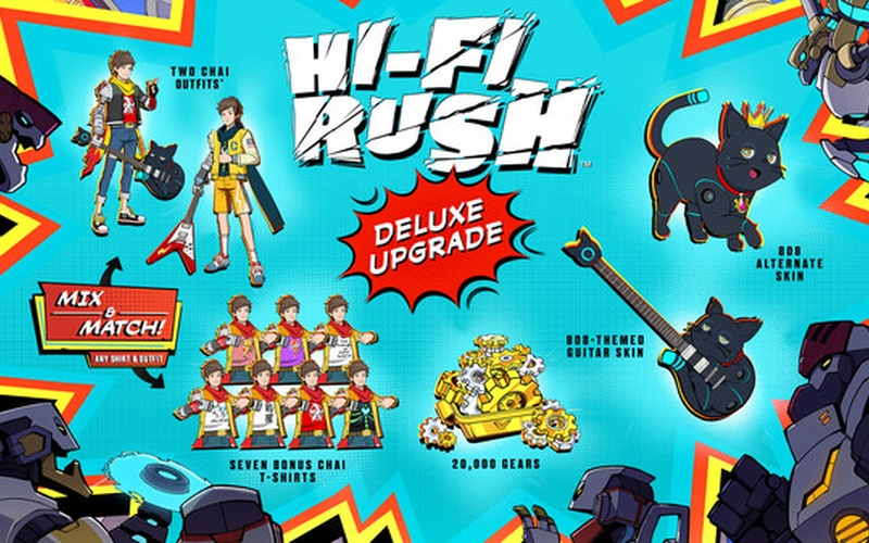 Buy Hi Fi Rush Deluxe Edition Upgrade Pack Steam Pc Key 