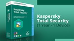 Kaspersky Total Security (1 YEAR / 1 DEVICE)