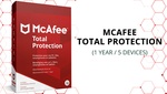 McAfee Total Protection 2021 (1 YEAR / 5 DEVICES)