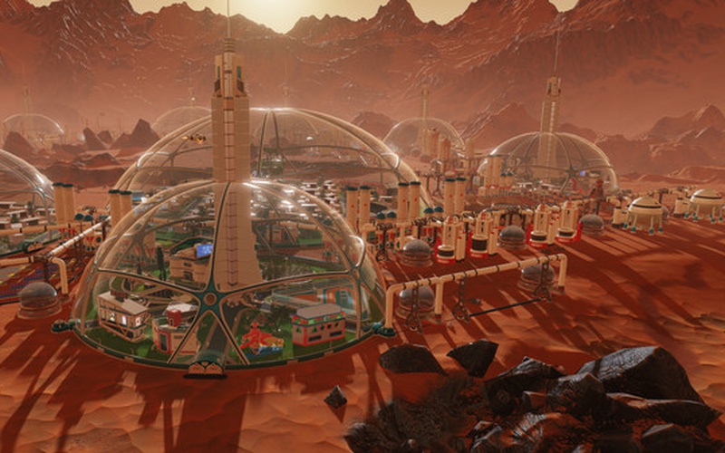 Surviving mars in dome buildings pack обзор