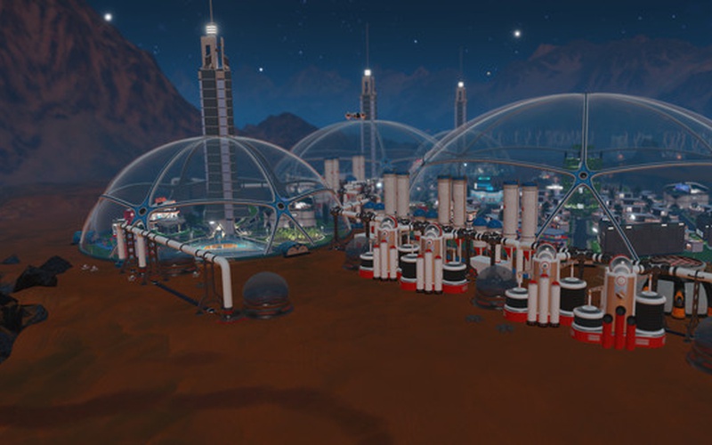 Surviving mars stellaris dome set описание