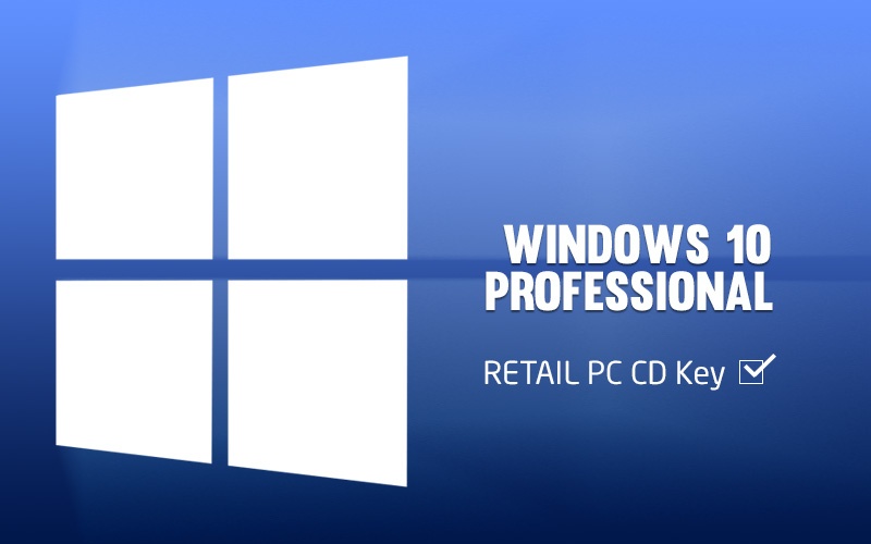 cd key windows 10 pro retail